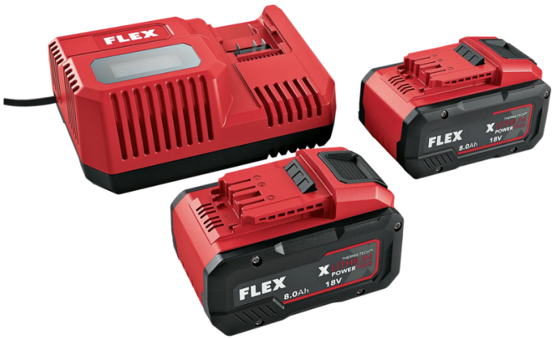 Flex Akku Starter Set 18V 8.0Ah